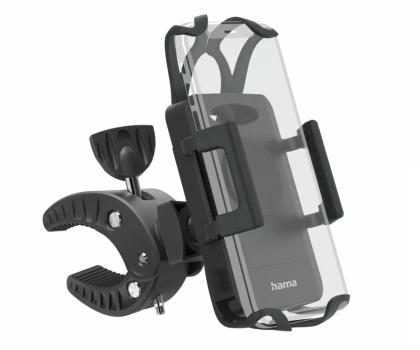 Uchwyt do telefonów Hama UCHWYT ROWEROWY STRONG 360, CZARNY